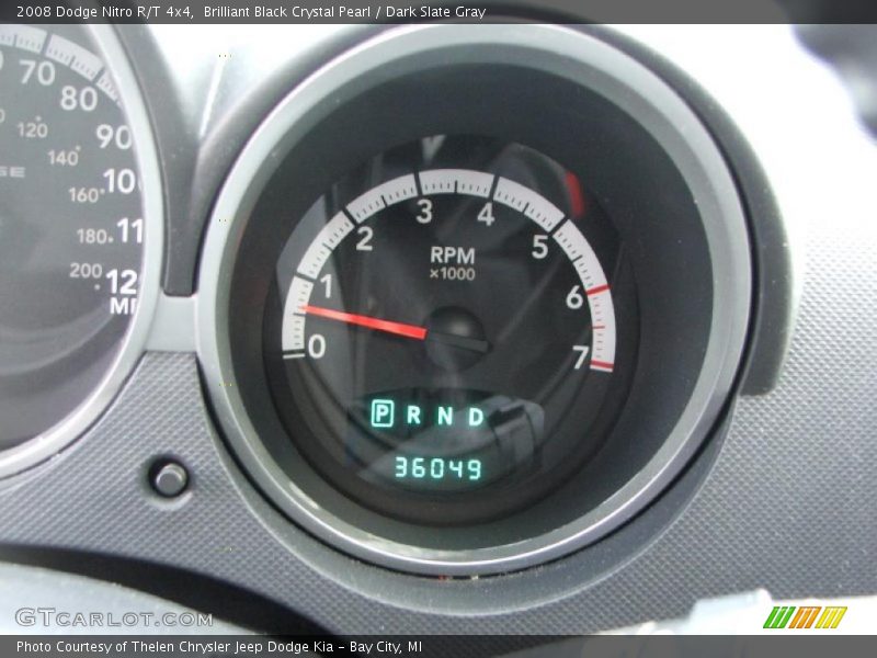 Brilliant Black Crystal Pearl / Dark Slate Gray 2008 Dodge Nitro R/T 4x4