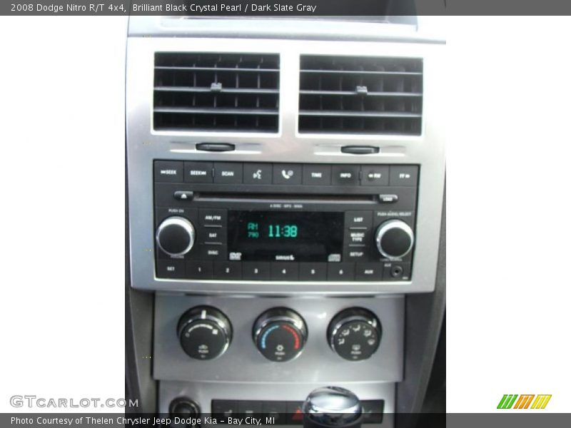 Brilliant Black Crystal Pearl / Dark Slate Gray 2008 Dodge Nitro R/T 4x4