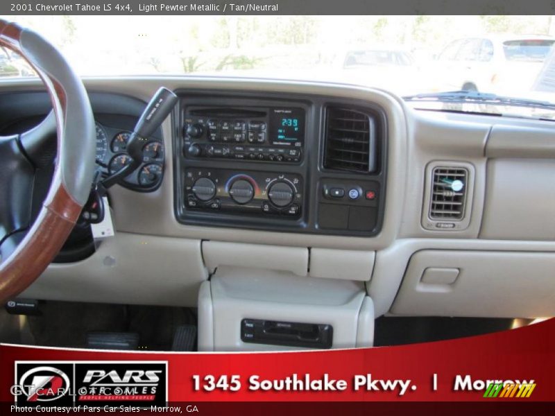 Light Pewter Metallic / Tan/Neutral 2001 Chevrolet Tahoe LS 4x4