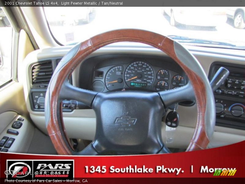Light Pewter Metallic / Tan/Neutral 2001 Chevrolet Tahoe LS 4x4