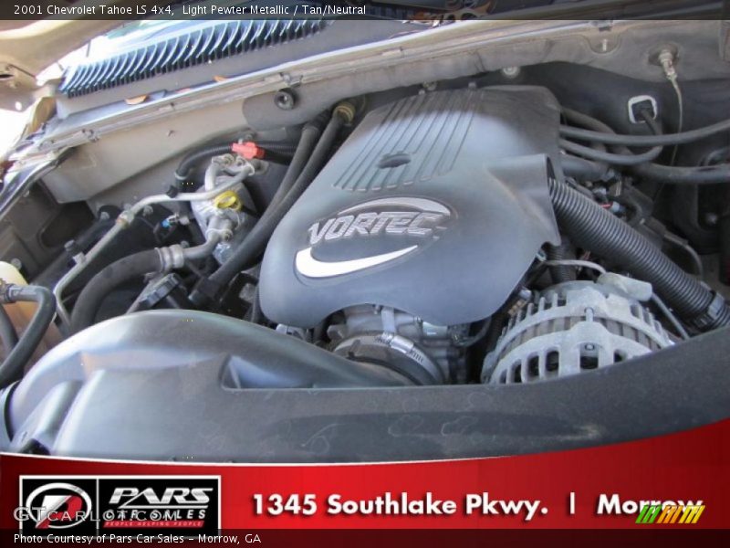 Light Pewter Metallic / Tan/Neutral 2001 Chevrolet Tahoe LS 4x4