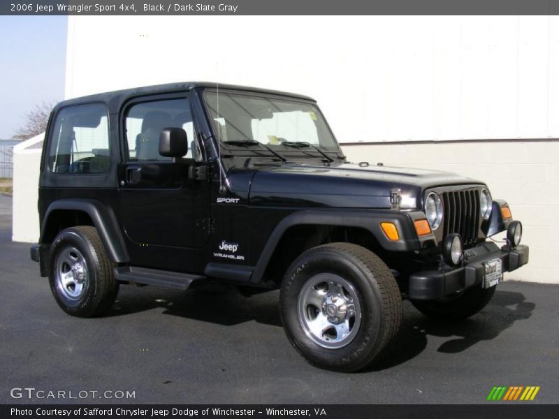 Black / Dark Slate Gray 2006 Jeep Wrangler Sport 4x4