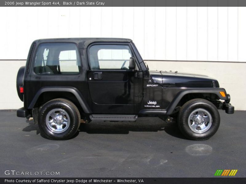 Black / Dark Slate Gray 2006 Jeep Wrangler Sport 4x4