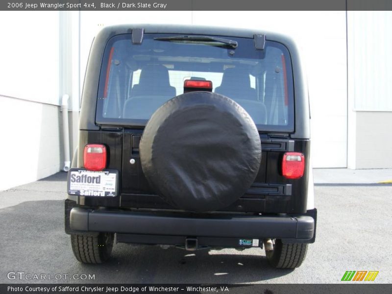 Black / Dark Slate Gray 2006 Jeep Wrangler Sport 4x4
