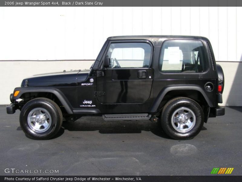 Black / Dark Slate Gray 2006 Jeep Wrangler Sport 4x4