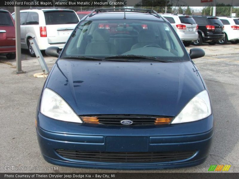 Atlantic Blue Metallic / Medium Graphite 2000 Ford Focus SE Wagon