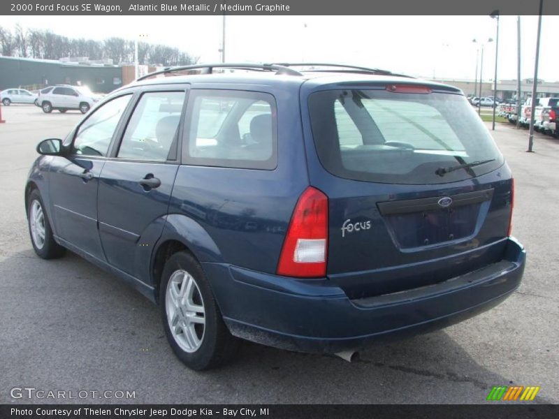 Atlantic Blue Metallic / Medium Graphite 2000 Ford Focus SE Wagon