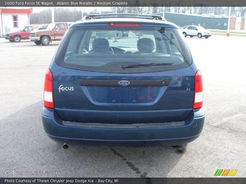 Atlantic Blue Metallic / Medium Graphite 2000 Ford Focus SE Wagon