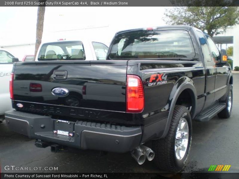 Black / Medium Stone 2008 Ford F250 Super Duty FX4 SuperCab 4x4