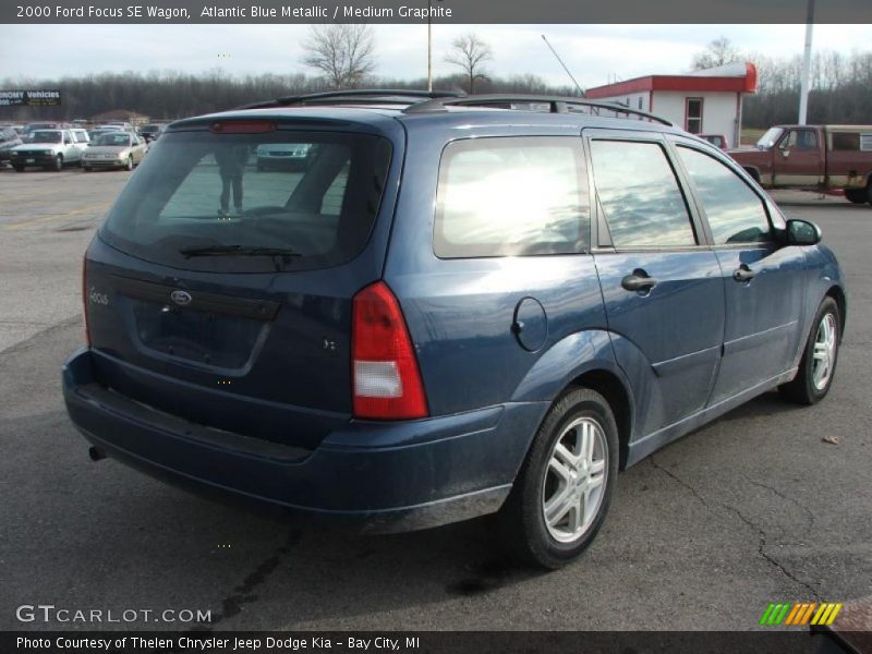 Atlantic Blue Metallic / Medium Graphite 2000 Ford Focus SE Wagon