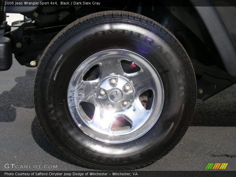 Black / Dark Slate Gray 2006 Jeep Wrangler Sport 4x4