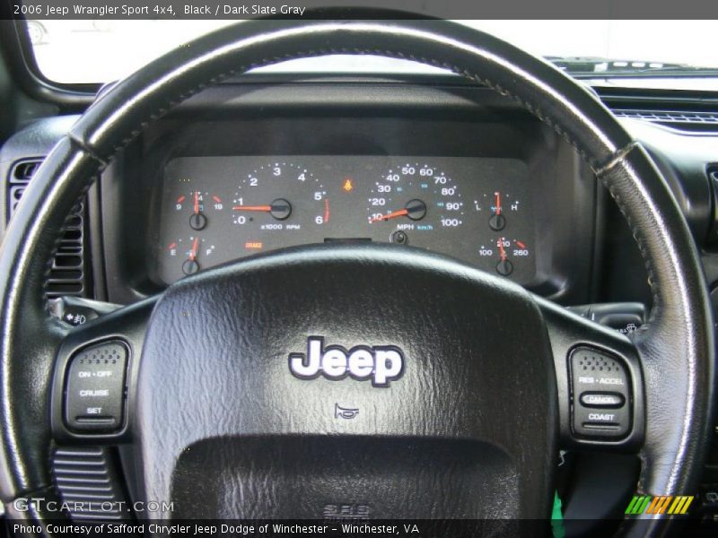 Black / Dark Slate Gray 2006 Jeep Wrangler Sport 4x4