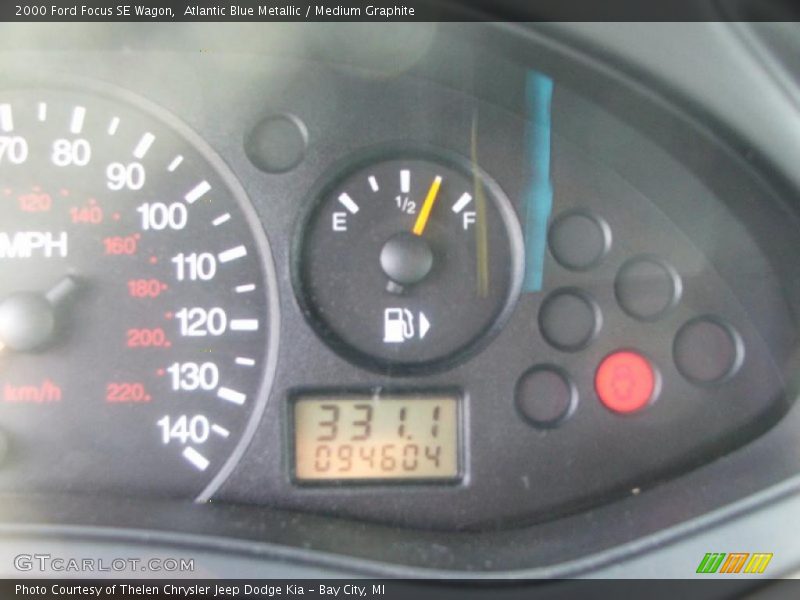 Atlantic Blue Metallic / Medium Graphite 2000 Ford Focus SE Wagon