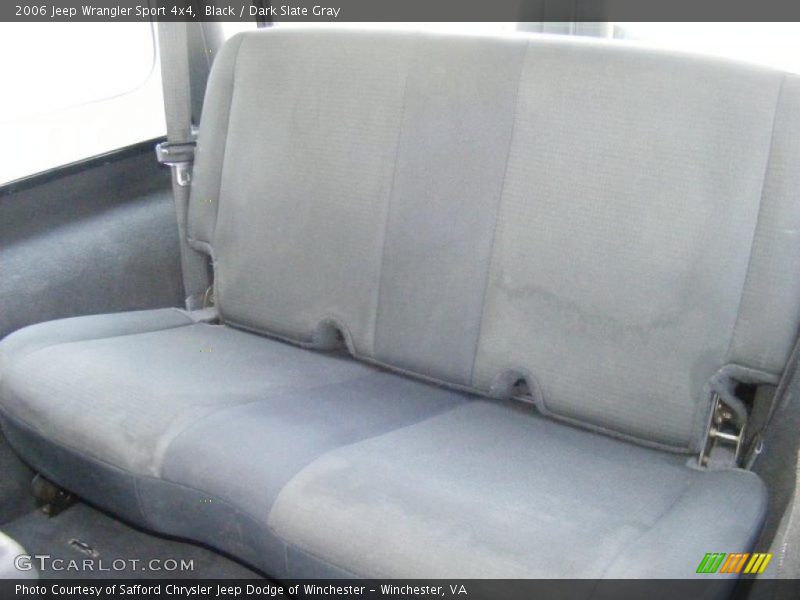 Black / Dark Slate Gray 2006 Jeep Wrangler Sport 4x4