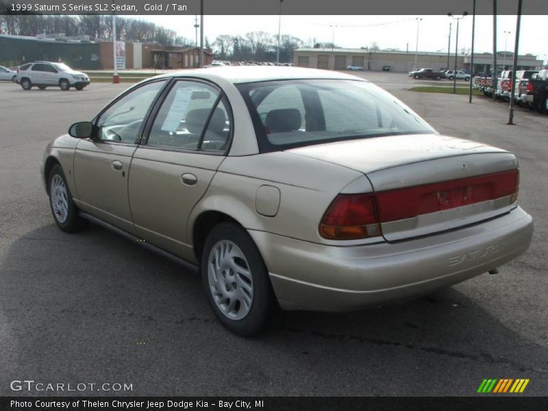 Gold / Tan 1999 Saturn S Series SL2 Sedan