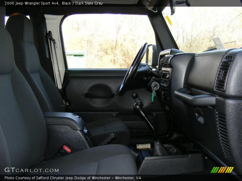 Black / Dark Slate Gray 2006 Jeep Wrangler Sport 4x4