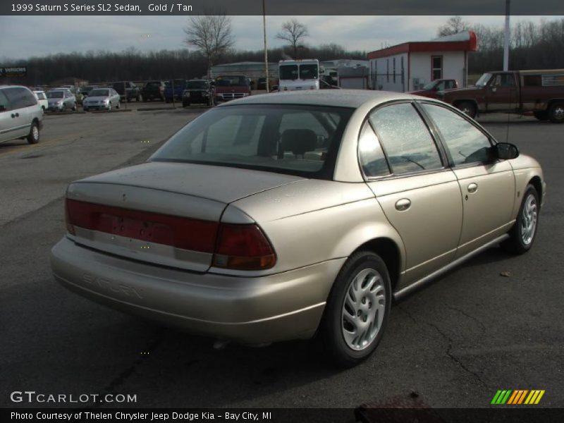 Gold / Tan 1999 Saturn S Series SL2 Sedan