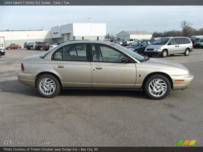 Gold / Tan 1999 Saturn S Series SL2 Sedan