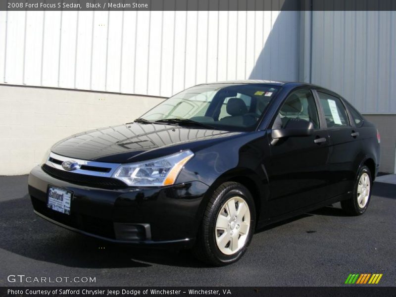Front 3/4 View of 2008 Focus S Sedan