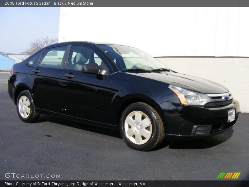  2008 Focus S Sedan Black