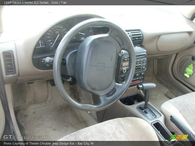 Gold / Tan 1999 Saturn S Series SL2 Sedan