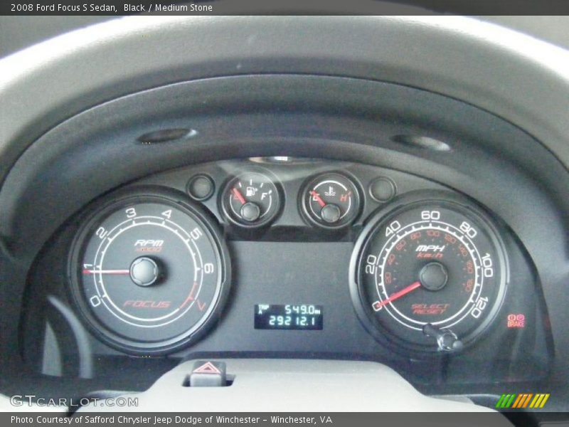  2008 Focus S Sedan S Sedan Gauges