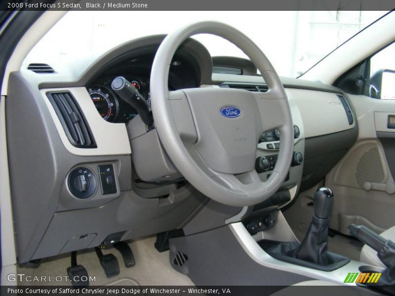 Medium Stone Interior - 2008 Focus S Sedan 