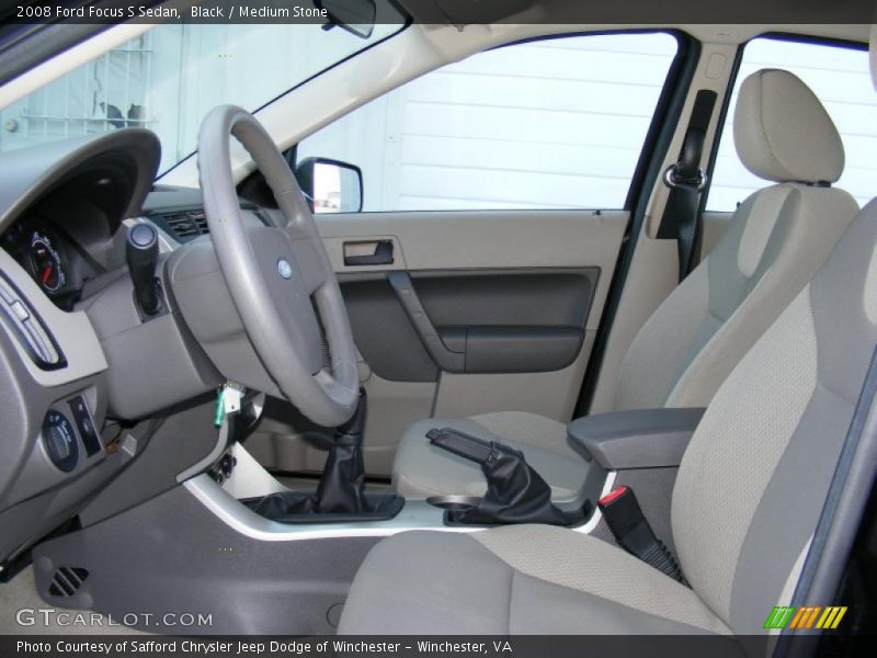  2008 Focus S Sedan Medium Stone Interior