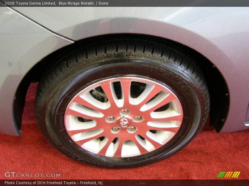 Blue Mirage Metallic / Stone 2008 Toyota Sienna Limited