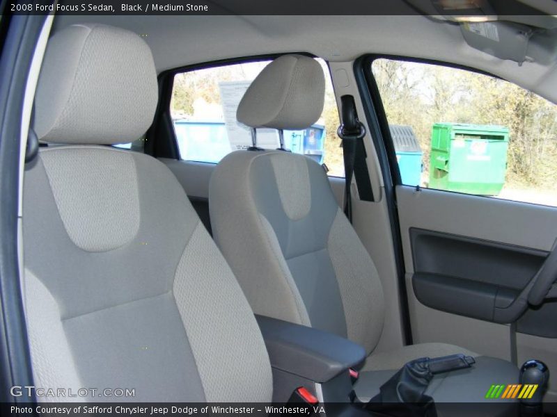  2008 Focus S Sedan Medium Stone Interior