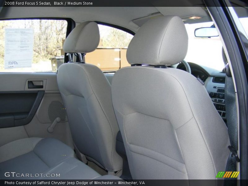  2008 Focus S Sedan Medium Stone Interior