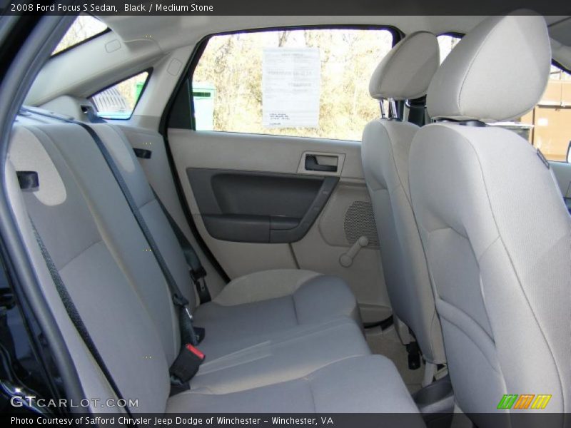  2008 Focus S Sedan Medium Stone Interior