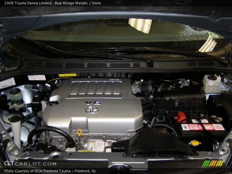 Blue Mirage Metallic / Stone 2008 Toyota Sienna Limited