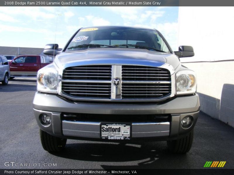 Mineral Gray Metallic / Medium Slate Gray 2008 Dodge Ram 2500 Laramie Quad Cab 4x4