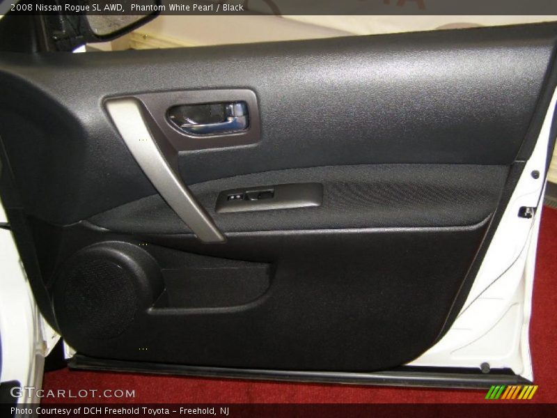 Phantom White Pearl / Black 2008 Nissan Rogue SL AWD