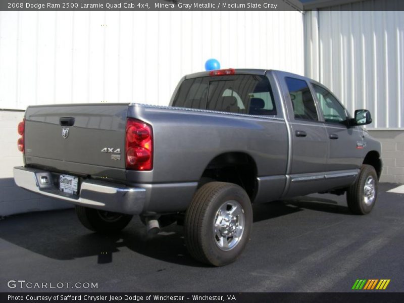  2008 Ram 2500 Laramie Quad Cab 4x4 Mineral Gray Metallic