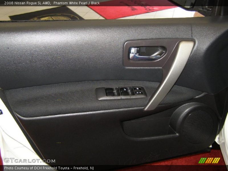 Phantom White Pearl / Black 2008 Nissan Rogue SL AWD