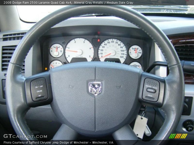  2008 Ram 2500 Laramie Quad Cab 4x4 Steering Wheel