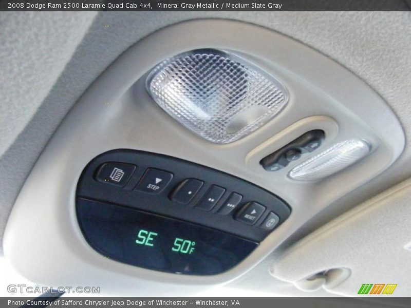 Mineral Gray Metallic / Medium Slate Gray 2008 Dodge Ram 2500 Laramie Quad Cab 4x4