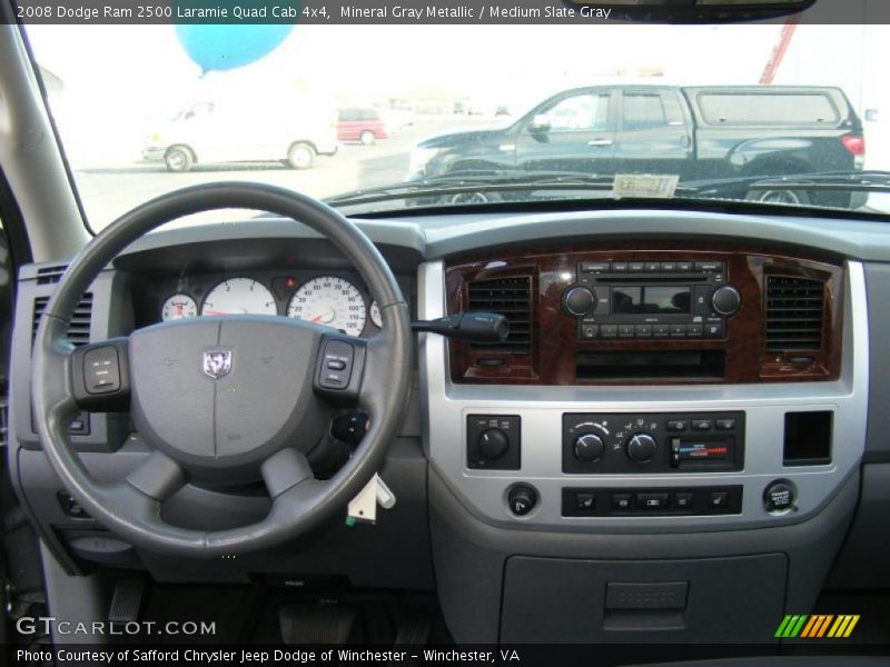 Mineral Gray Metallic / Medium Slate Gray 2008 Dodge Ram 2500 Laramie Quad Cab 4x4