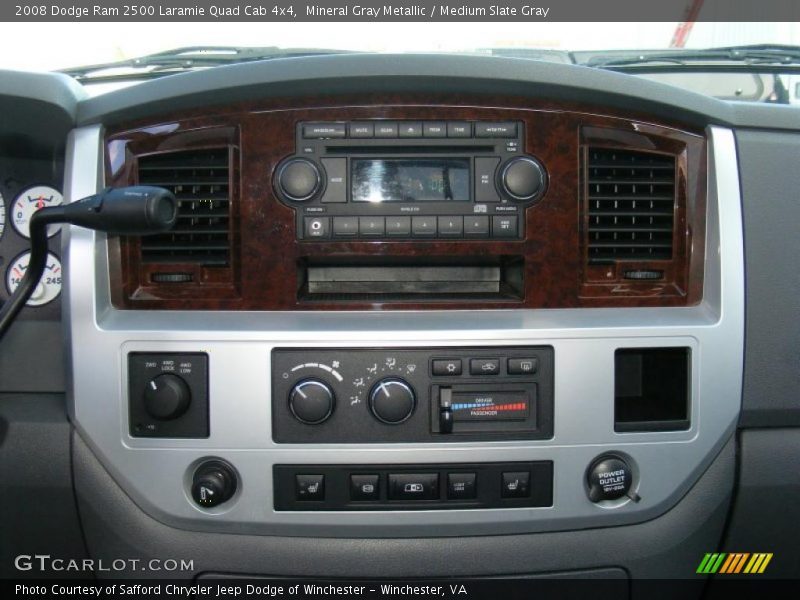 Controls of 2008 Ram 2500 Laramie Quad Cab 4x4