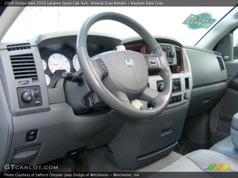 Medium Slate Gray Interior - 2008 Ram 2500 Laramie Quad Cab 4x4 
