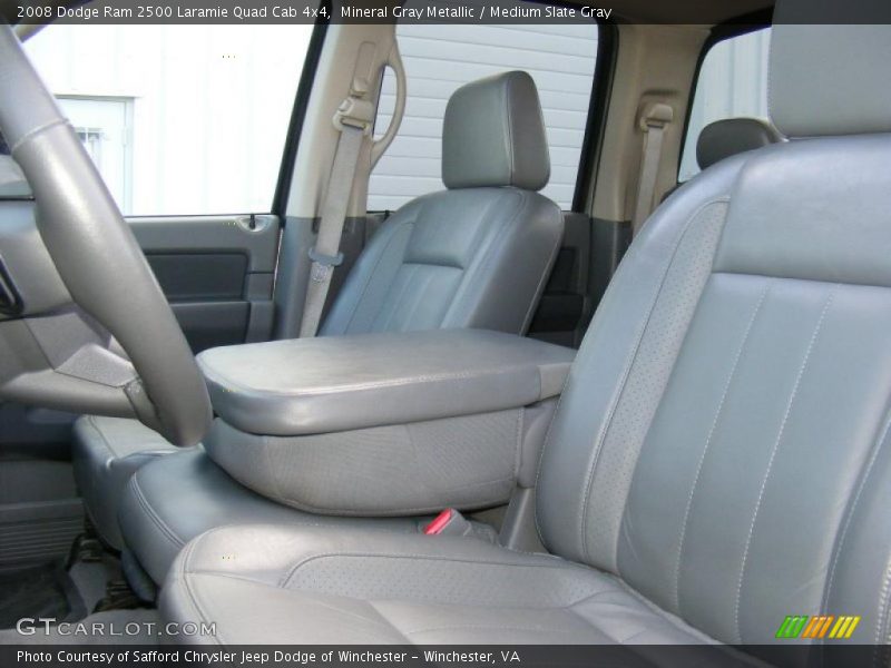  2008 Ram 2500 Laramie Quad Cab 4x4 Medium Slate Gray Interior