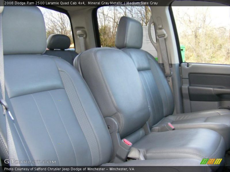  2008 Ram 2500 Laramie Quad Cab 4x4 Medium Slate Gray Interior