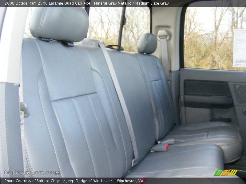  2008 Ram 2500 Laramie Quad Cab 4x4 Medium Slate Gray Interior