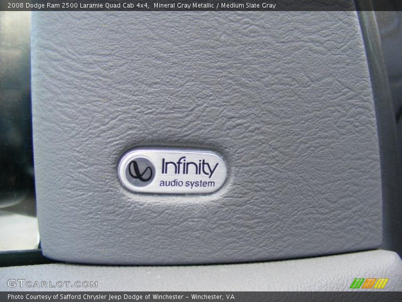 Mineral Gray Metallic / Medium Slate Gray 2008 Dodge Ram 2500 Laramie Quad Cab 4x4