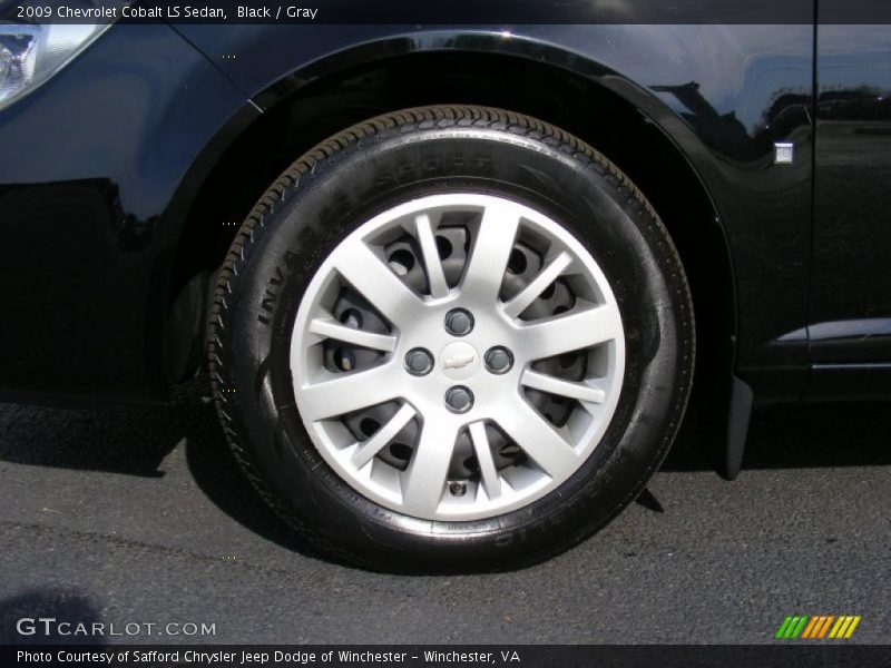 Black / Gray 2009 Chevrolet Cobalt LS Sedan