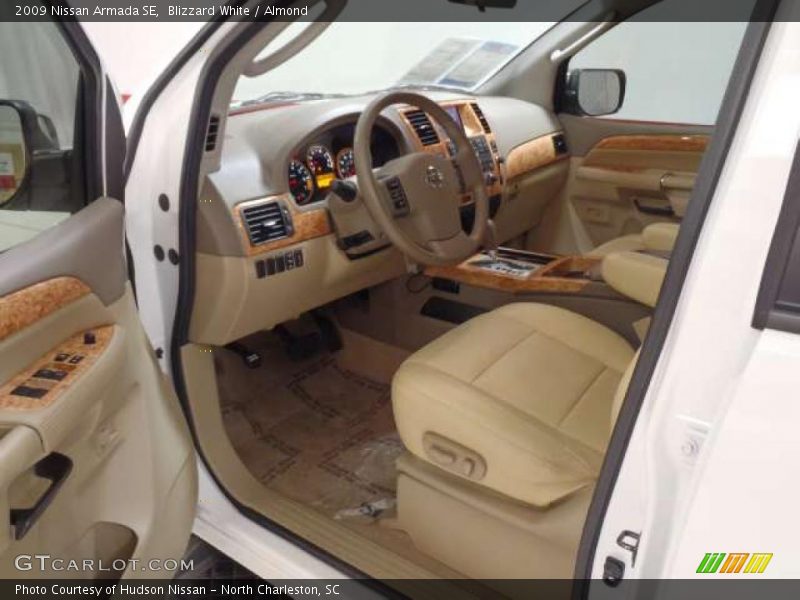  2009 Armada SE Almond Interior