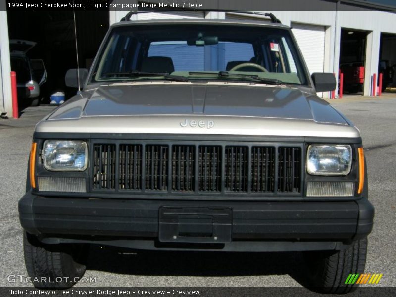 Light Champagne Beige Metallic / Beige 1994 Jeep Cherokee Sport