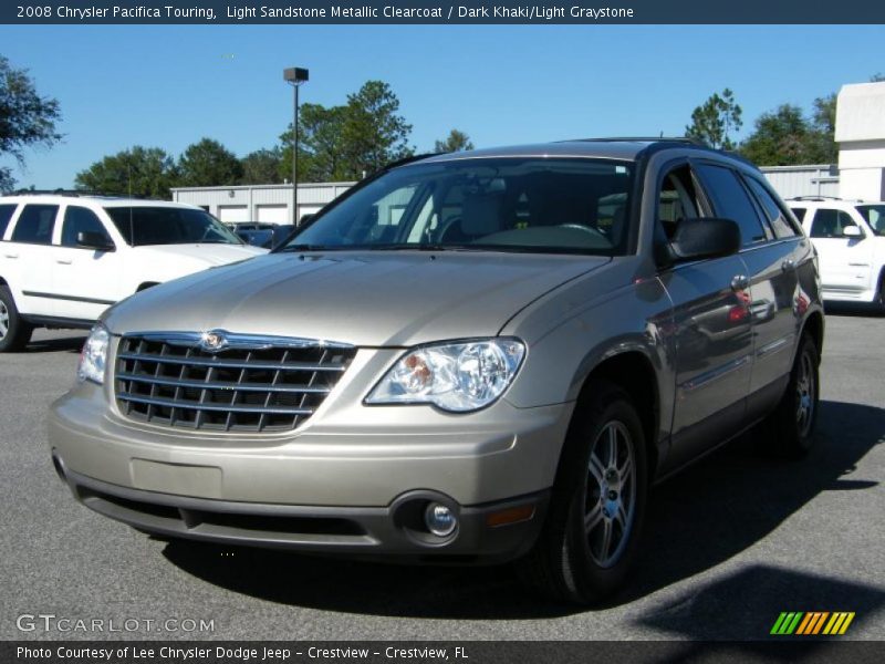 Light Sandstone Metallic Clearcoat / Dark Khaki/Light Graystone 2008 Chrysler Pacifica Touring